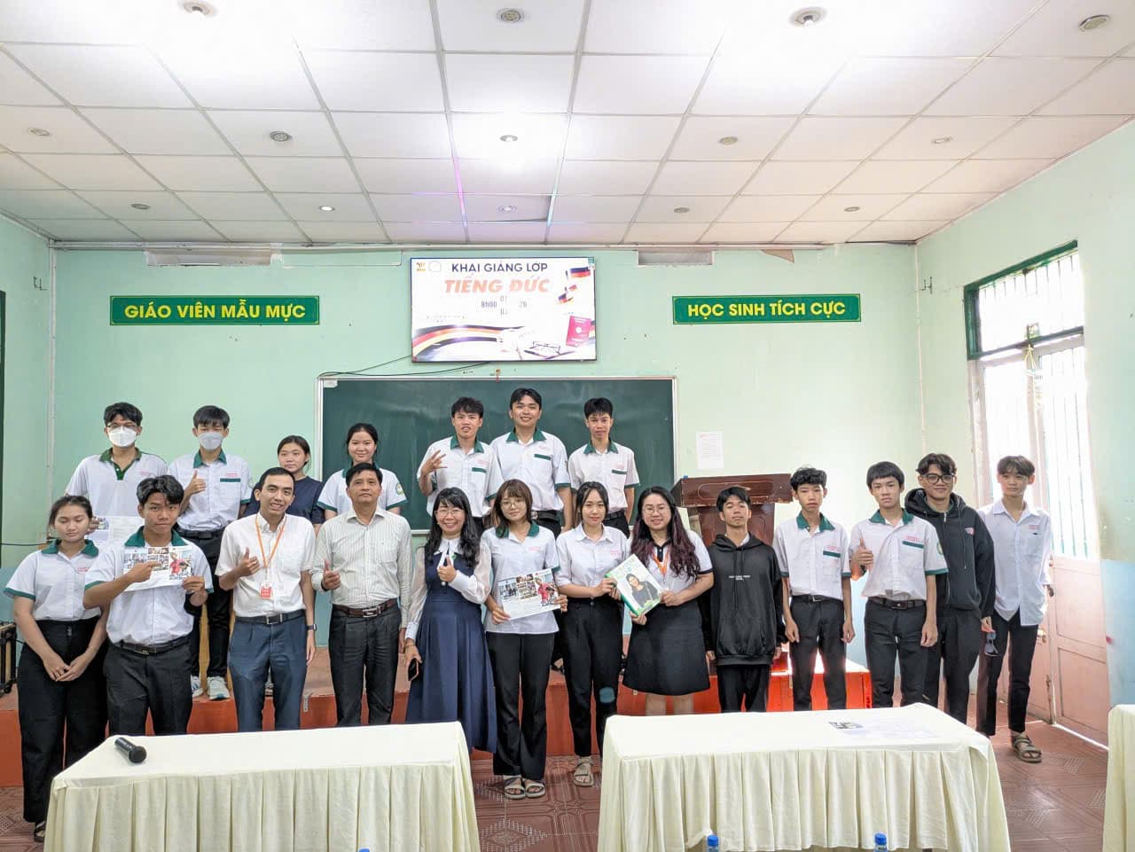 Khai giảng lớp tiếng Đức A1 tại Trung tâm GDTX Thanh Niên Xung Phong